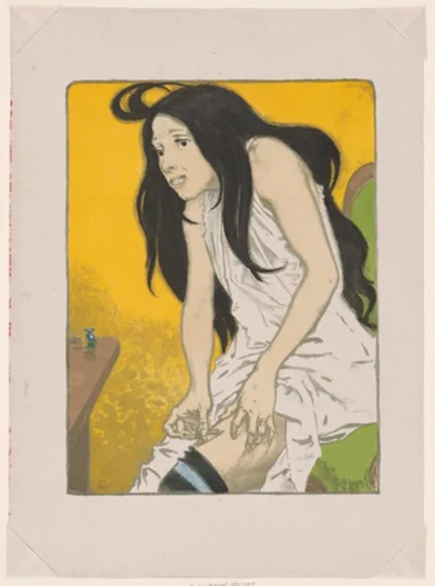 Eugene Grasset, Morphine Addict, from The Album of Original Prints from Galerie Vollard (Morphinomaniac, from L'album d'estampes originales de la Galerie Vollard)