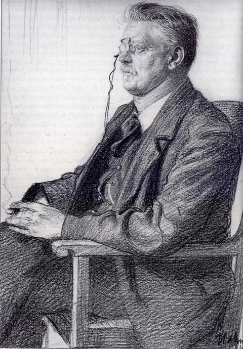 Albert Hahn, Portrait of Adriaan Gerhard by Albert Hahn sn.