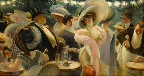 Albert Guillaume, Café of Paris