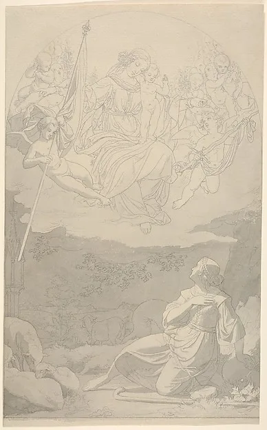 Eduard von Steinle, The Vision of Joan of Arc