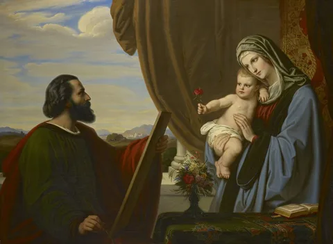 Eduard von Steinle, Saint Luke painting the Virgin