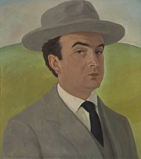 Gustav Wunderwald, Self-portrait