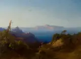Consalvo Carelli, View of Capri