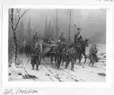 Christian Sell, Soldiers in winter scenery