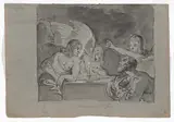 Leonaert Bramer, Abraham Entertaining the Three Angels