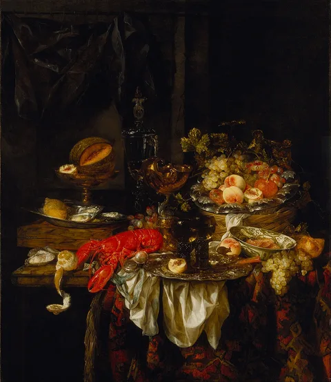 Abraham van Beijeren, Banquet Still Life