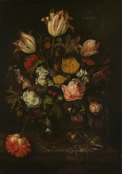 Abraham van Beijeren, Still life with flowers