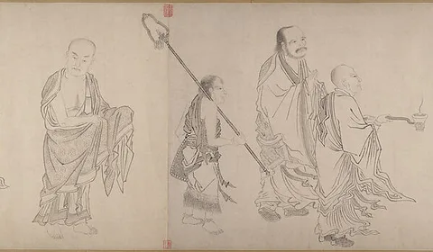 Qiu Ying, The Sixteen Luohans
