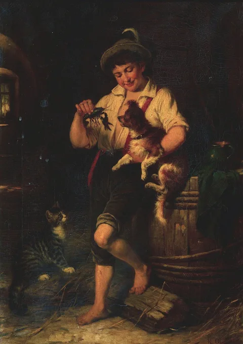 Rudolf Epp, Boy with a Crawfish
