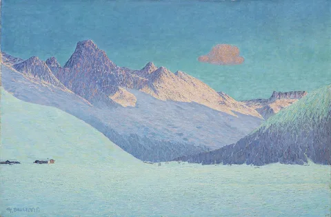 Philipp Bauknecht, Winter Evening in Davos