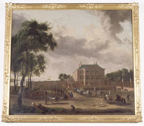 Dirk Maas, View of Gemeenlandshuis Zwanenburg