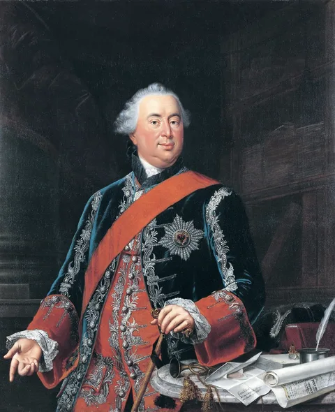Jakob Samuel Beck, Porträt des Gustav Adolf von Gotter (1692-1762)
