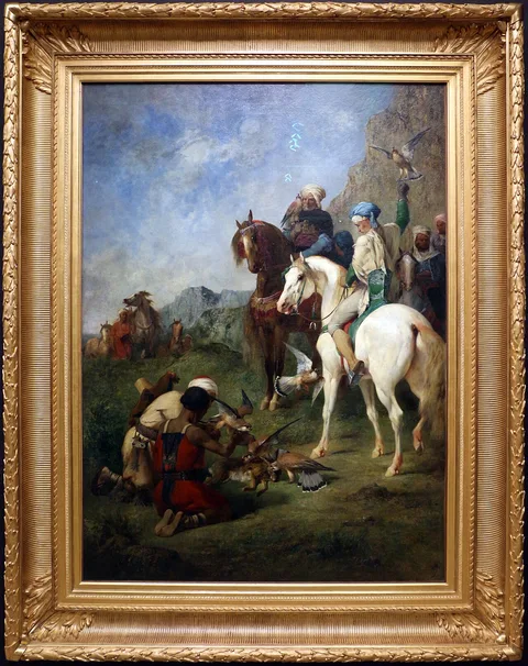 Eugène Fromentin, Falconry in Algeria: the kill