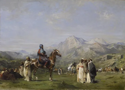 Eugène Fromentin, An Encampment in the Atlas Mountains