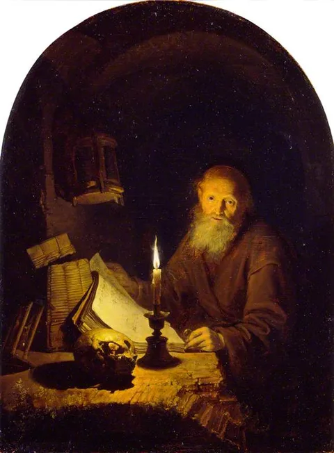 Gerrit Dou, A Hermit