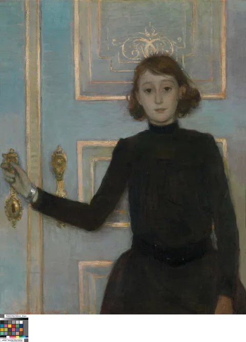 Théo van Rysselberghe, Portrait of Marguerite van Mons