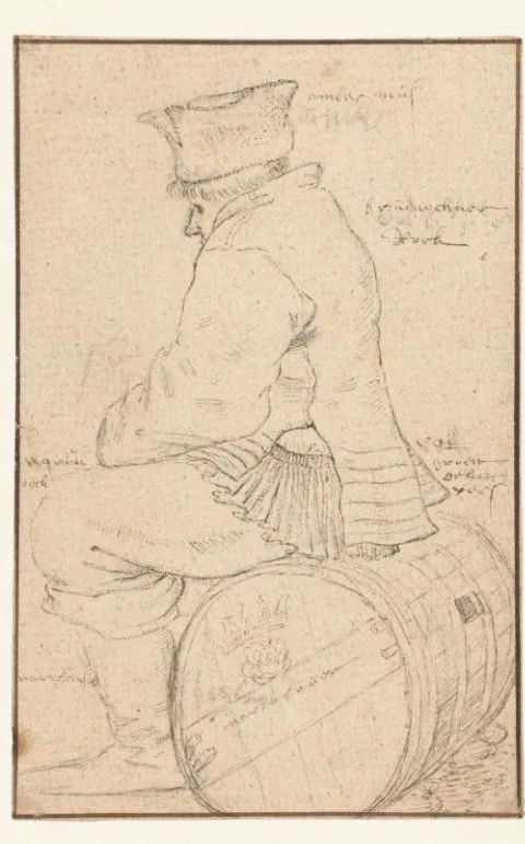 Roelant Savery, Man in dikke kleding met bontmuts