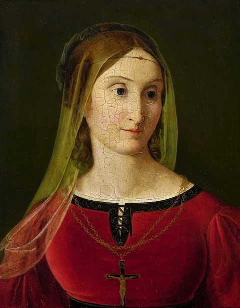 Friedrich Wilhelm Schadow, Portrait of Maria Potocka née Rzewuska in Renaissance costume.