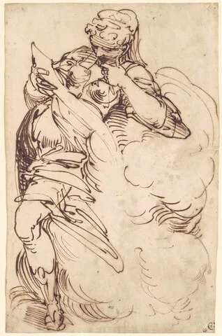 Luca Cambiaso, A Standing Sibyl with a Scroll