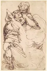 Luca Cambiaso, A Standing Sibyl with a Scroll
