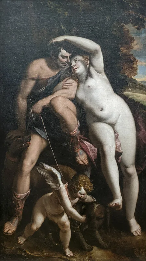 Luca Cambiaso, Venus and Adonis