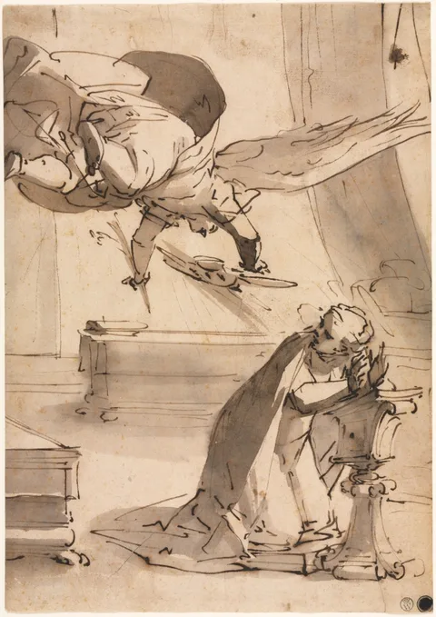 Luca Cambiaso, The Annunciation