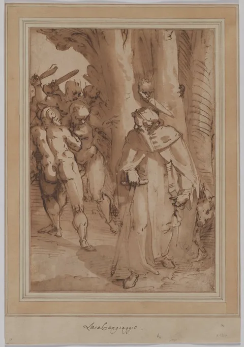 Luca Cambiaso, Temptation of Saint Anthony