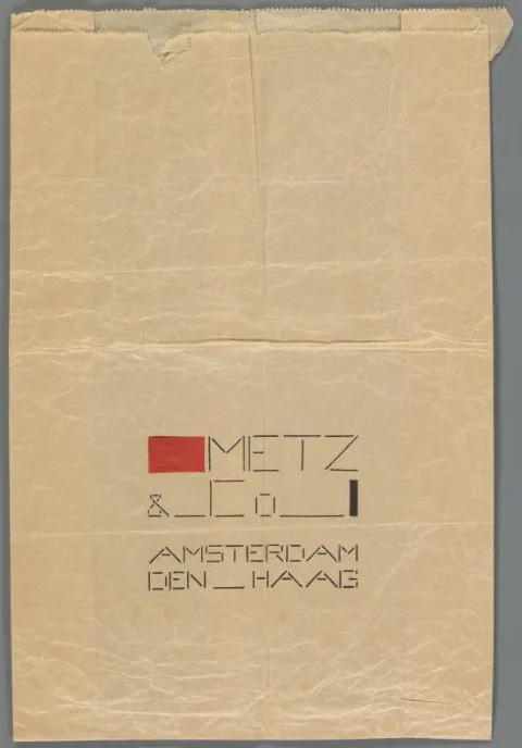 Bart van der Leck, Papieren zak voor Metz & Co.