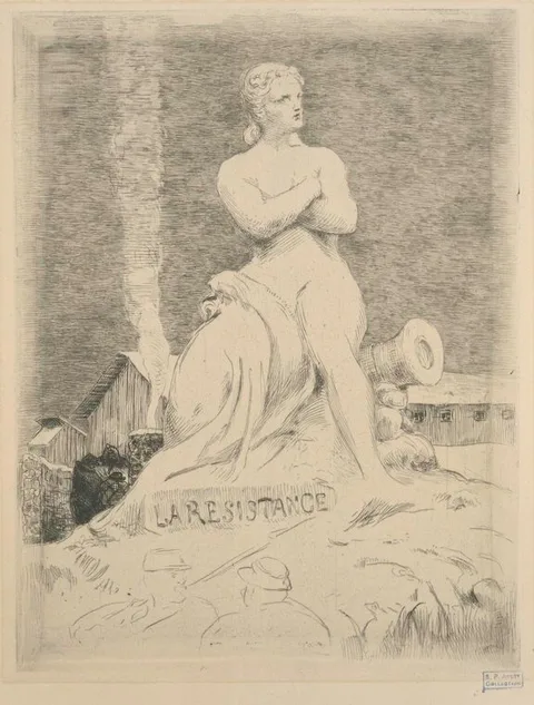 Alexandre Falguière, La statue de la Résistance