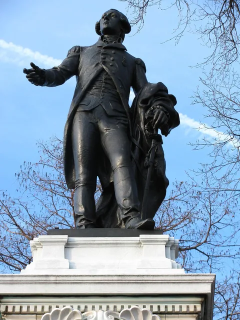 Alexandre Falguière, Major General Marquis Gilbert de Lafayette