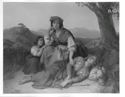 Johann Ender, resting pilgrims