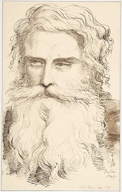 George Hayter, Head of a Bearded Old Man