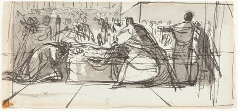 George Hayter, The Laying Out of Christ