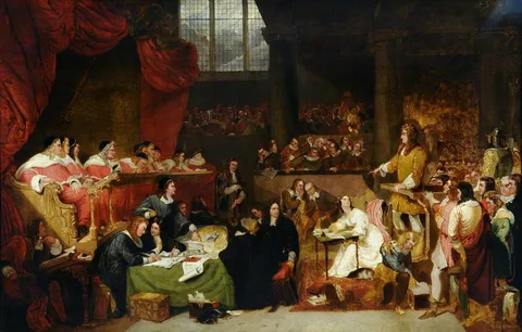 George Hayter, The Trial of William Lord Russell