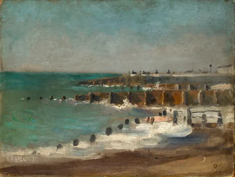 Otto Scholderer, Marine