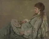 Otto Scholderer, Portrait of the Artist