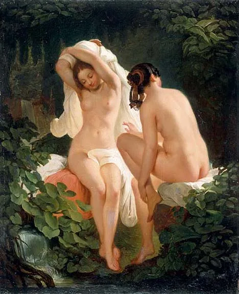 August Riedel, Bathing Madchen