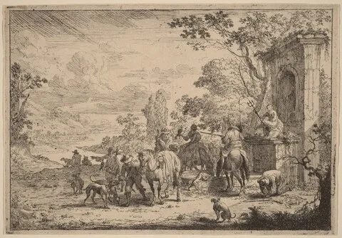 Pieter Bout, Huntsmen Resting