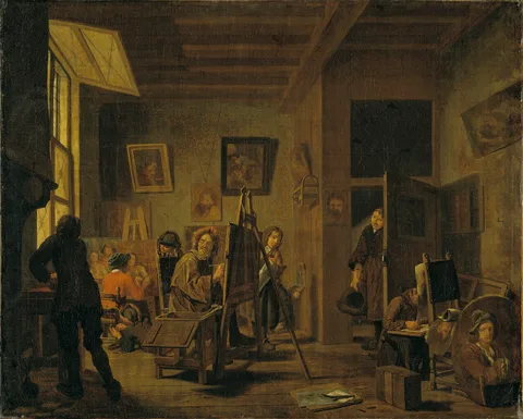 Jan Josef Horemans the Elder, A Painter's Studio