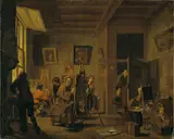 Jan Josef Horemans the Elder, A Painter's Studio