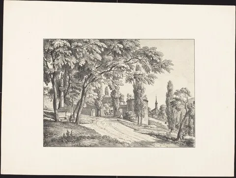 Ernst Fries, Entrance to the Convent Courtyard