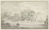 Balthasar-Paul Ommeganck, Landschap met boerderij buiten Haarlem
