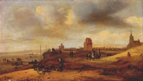 Salomon Rombouts, Coast at Scheveningen