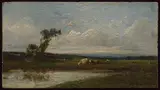 Léon-Victor Dupré, Water Meadows and Cattle
