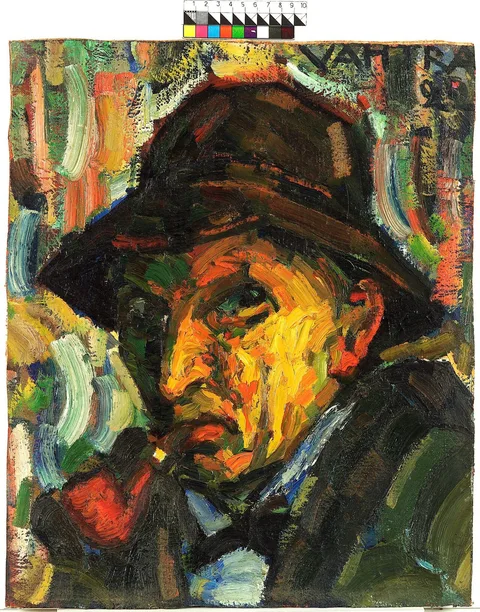 Jaan Vahtra, Self-portrait