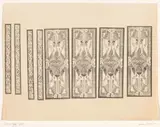 Carel Adolph Lion Cachet, Acht kaders met siermotief