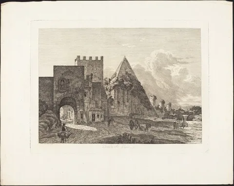 Jacob Wilhelm Mechau, Porta di San Paolo