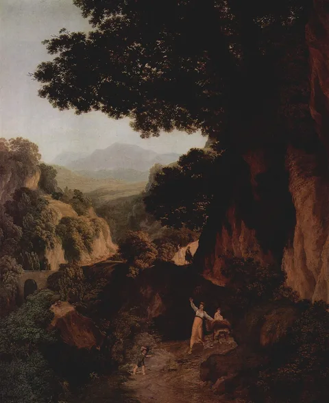 Jacob Wilhelm Mechau, Mountain Landscape