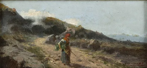 John Califano, Woman on a Mountain Path