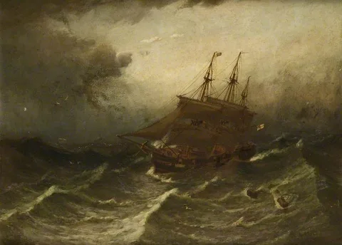 Duncan Fraser McLea, Sailing Vessel in a Storm